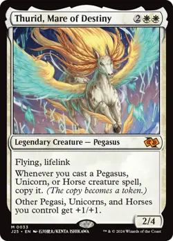 MTG Thurid, Mare of Destiny (Anime) [Foundations Jumpstart] Near Mint Magic - Image 1