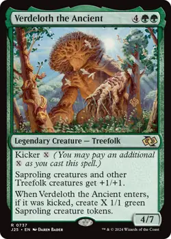 MTG Verdeloth the Ancient [Foundations Jumpstart] Near Mint Magic - Image 1