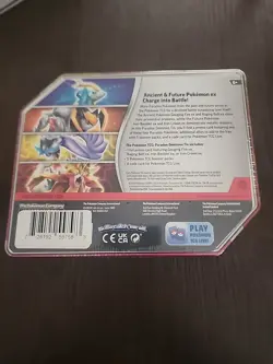 Pokemon Paradox Destinies Tin, IRON BOULDER EX edition, FACTORY SEALED - Image 2
