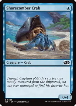 MTG Shorecomber Crab [Foundations Jumpstart] Near Mint Magic - Image 1