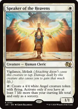 MTG Speaker of the Heavens [Foundations Jumpstart] Near Mint Magic - Image 1