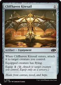 MTG Cliffhaven Kitesail [Foundations Jumpstart] Near Mint Magic - Image 1