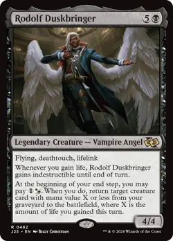 MTG Rodolf Duskbringer [Foundations Jumpstart] Near Mint Magic - Image 1