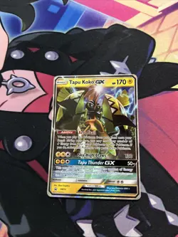 Tapu Koko GX Pokemon Sun & Moon Black Star Promo SM33 - Image 1