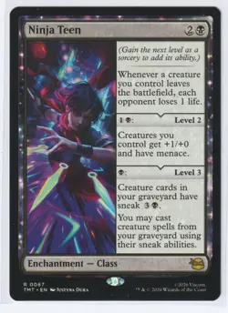 NINJA TEEN 0067 TMNT Magic: The Gathering Rare Non-Foil NM - Image 1