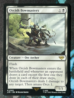 Orcish Bowmasters NM Lord of the Rings: Tales of Middle-Earth 0103 MTG Regular - Image 1