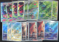 Lot of (16) 2023 Pokemon sv2a Korean Art Rare Cards w/ Charmander Bulbasaur - Image 1