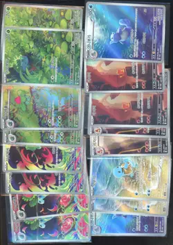 Lot of (16) 2023 Pokemon sv2a Korean Art Rare Cards w/ Charmander Bulbasaur - Image 2