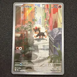 Litleo 139/132 Illustration Rare Mega Evolution Pokemon Near Mint - Image 1