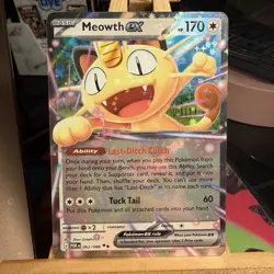 Meowth ex 062/088 Perfect Order Double Rare Holo Pokemon TCG MINT - Image 1