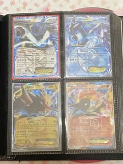 Pokemon Binder Collection Lot 140 Cards Ultra Rare Old & Modern Cards! - Image 1