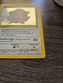 Base Set 2 - Chansey 3/130 - Rare Holofoil Holo Pokemon MP - Image 4