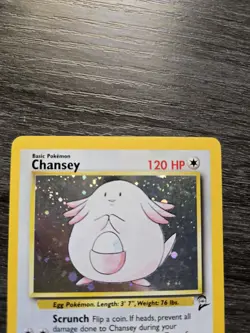 Base Set 2 - Chansey 3/130 - Rare Holofoil Holo Pokemon MP - Image 5