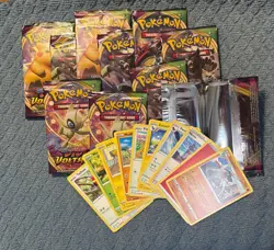 Vivid Voltage Pokemon 10 Booster Packs Open Used Hits removed 10 Cards per pack - Image 1