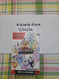 Prismatic Evolutions Booster Bundle New Sealed Pokemon TCG Scarlet & Violet - Image 1
