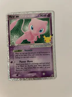 Mew Ex 88/92 Celebrations Classic Collection Holo Pokemon Card A4 - Image 1