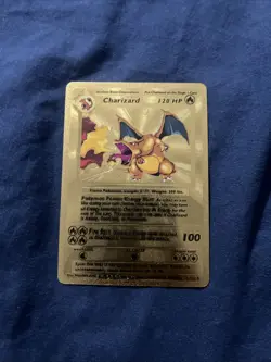 Pokemon TCG Charizard golden card - Image 1