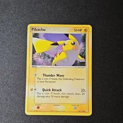 Pokemon Pikachu EX Holon Phantoms 78/110 Common 50 HP Thunder Wave 2006 Card - Image 1