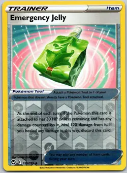 Emergency Jelly 155/195 Reverse Holo Uncommon Silver Tempest NM - Image 1