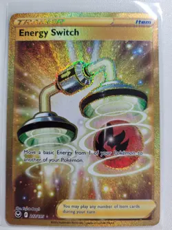 Energy Switch Silver Tempest 212/195 Holo Secret Rare Pokemon TCG - Image 1