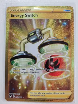 Energy Switch Silver Tempest 212/195 Holo Secret Rare Pokemon TCG - Image 2