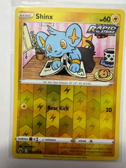 Shinx 039/159 Common Crown Zenith Pokemon Reverse Holo Near Mint - Image 1