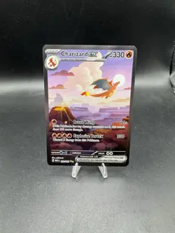 Charizard ex 199/165 Sv: Scarlet & Violet 151 Holo Near Mint NM - Image 1