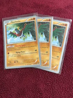 Pokemon Cards Lot (3 Cards): 3x Pokemon Hawlucha World Championship Decks 63/111 - Image 1