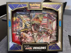 Pokemon TCG VMAX Dragons Premium Collection Box Rayquaza Duraludon Sealed - Image 1