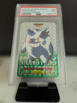 1996 Pokemon Bandai Carddass Part 2 Green Gengar #94 PSA 9 - Image 1