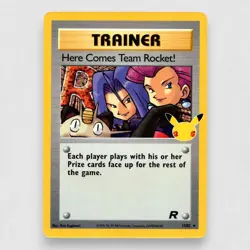 Here Comes Team Rocket Holo 15/82 Pokemon Celebrations 25th Anniversary NM - Image 1