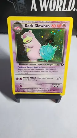 Pokemon Dark Slowbro 12/82 Team Rocket Holo - Image 1