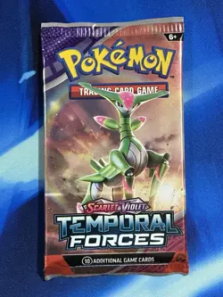 Pokemon 2024 Scarlet & Violet Temporal Forces Booster Pack Lot X10 Artset Nm M - Image 2