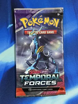Pokemon 2024 Scarlet & Violet Temporal Forces Booster Pack Lot X10 Artset Nm M - Image 4