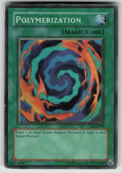 Yugioh The Legend of Blue Eyes White Dragon #LOB-059 Polymerization HP - Image 1
