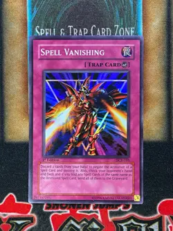 Yugioh Spell Vanishing DCR-101 Super Rare 1st Ed LP - Image 1