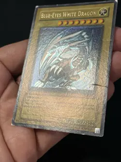 Blue-Eyes White Dragon SDK-001 SDK FOIL SHIFT REGISTRATION ERROR YUGIOH - Image 4