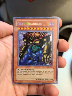 Yugioh Gate Guardian MRD-000 Secret Rare - Image 1