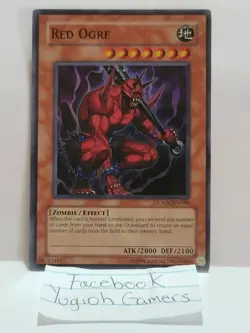 YUGIOH RED OGRE CSOC SUPER LIGHT PLAYED - Image 1