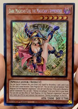 Yugioh Dark Magician Girl the Magician’s Apprentice ALIN-EN004 Secret Rare NM - Image 2