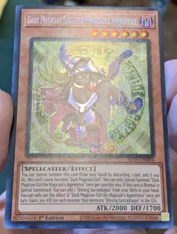 Yugioh Dark Magician Girl the Magician’s Apprentice ALIN-EN004 Secret Rare NM - Image 5