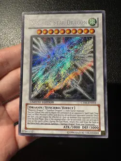 Yugioh Secret Rare Majestic Star Dragon CT06-EN003 LP - Image 3