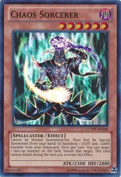 Yugioh! LP Chaos Sorcerer - LCYW-EN248 - Super Rare - Unlimited Edition Lightly - Image 1