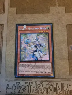 YUGIOH SILENT MAGICIAN ZERO MP25-EN060 PRISMATIC SECRET 1ST ED NM - Image 1