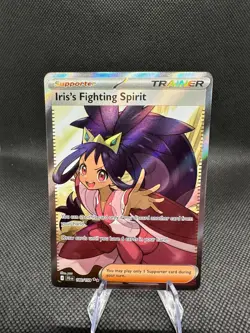 Pokemon Iris's Fighting Spirit - 180/159 - Ultra Rare Journey Together NM - Image 1