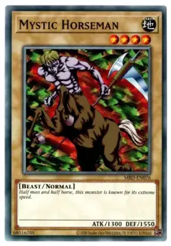 Mystic Horseman MRD-076 Yugioh 25th Anniversary Common Metal Raiders - Image 1