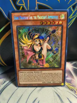 YuGiOh! Dark Magician Girl the Magician's Apprentice (ALIN-EN004) NM Secret Rare - Image 1
