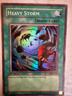 Heavy Storm 1st Edition MRD-142 Super Rare(played)- Yugioh Metal Raiders - Image 1