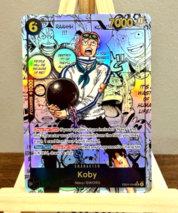 EB04-044 Koby NM SR Alt Art Manga Adventure on Kami’s Island One Piece English - Image 1