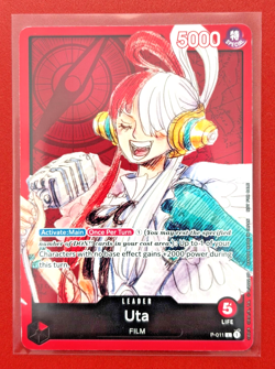 Uta Leader - P-011 L - English One Piece TCG - Image 1